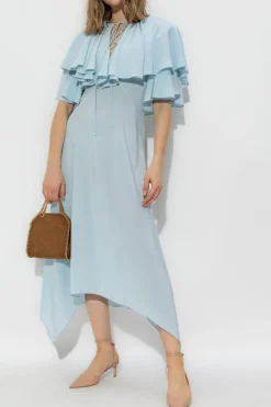 Stella McCartney light blue Silk dress