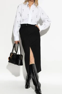 Stella McCartney WHITE Shirt with shimmering appliqués