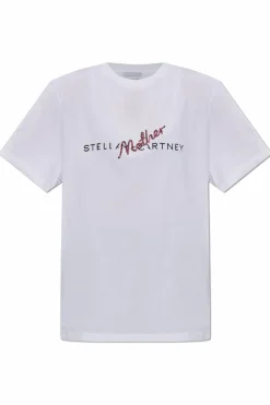 Stella McCartney WHITE T-shirt with logo