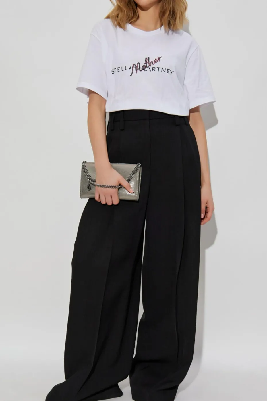 Stella McCartney WHITE T-shirt with logo
