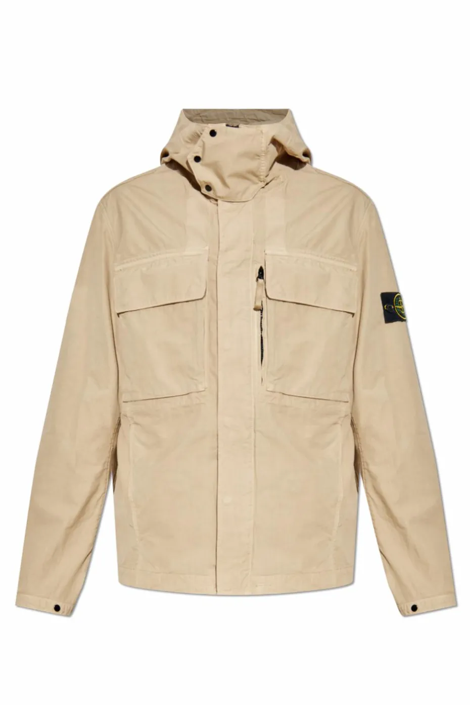 Stone Island beige Hooded jacket