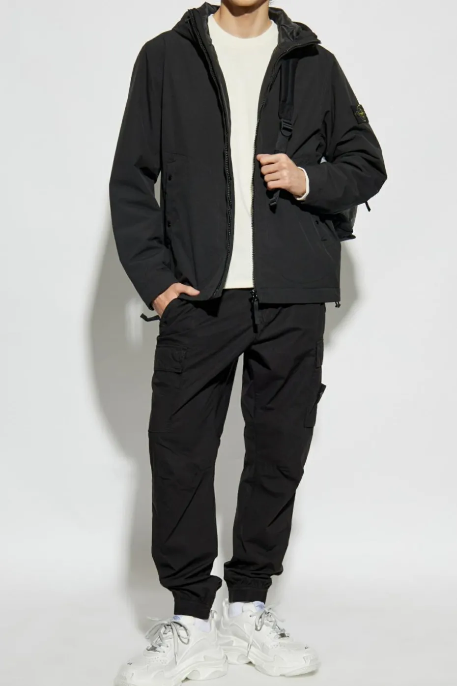 Stone Island BLACK Insulated Waterproof Jacket