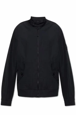 Stone Island BLACK Jacket with logo