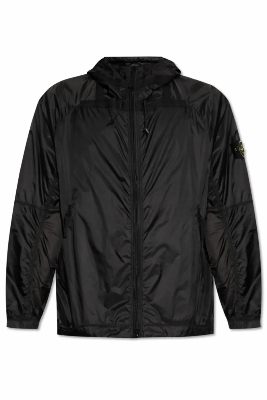 Stone Island BLACK Jacket `Ripstop Light Ht Nylon`