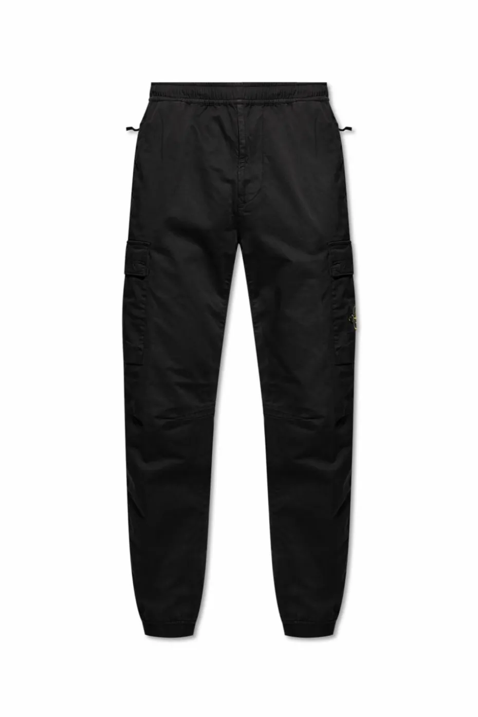 Stone Island BLACK Pants with logo
