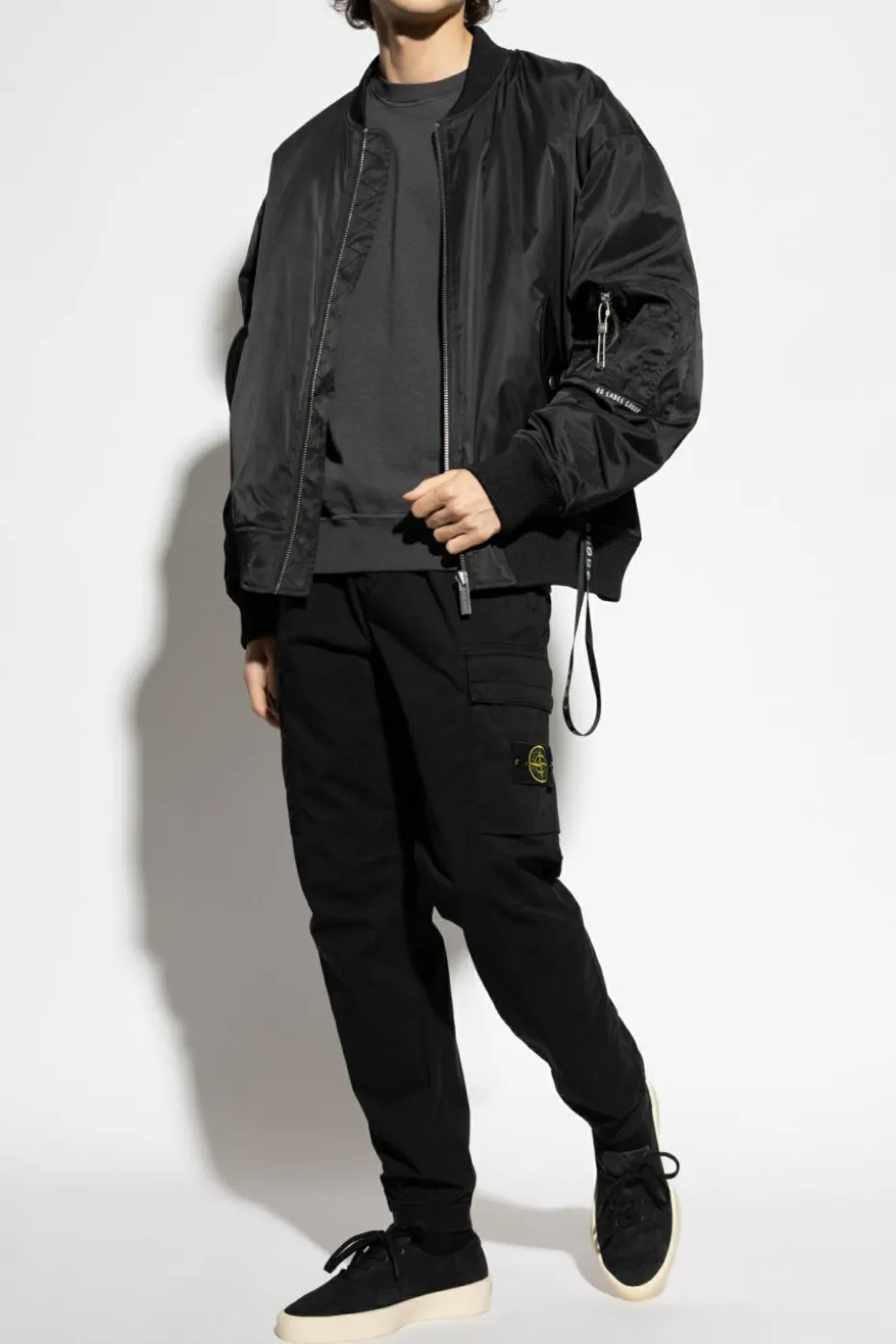 Stone Island BLACK Pants type cargo