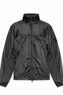 Stone Island BLACK "Ripstop Light" jacket