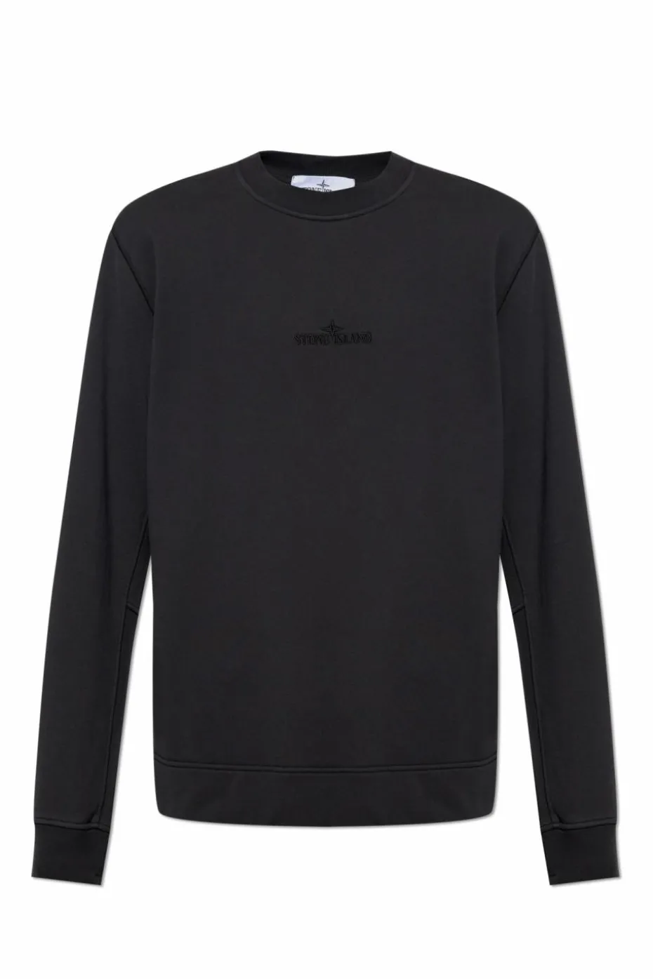 Stone Island BLACK Sweatshirt with logo