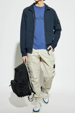 Stone Island BLUE T-shirt with logo