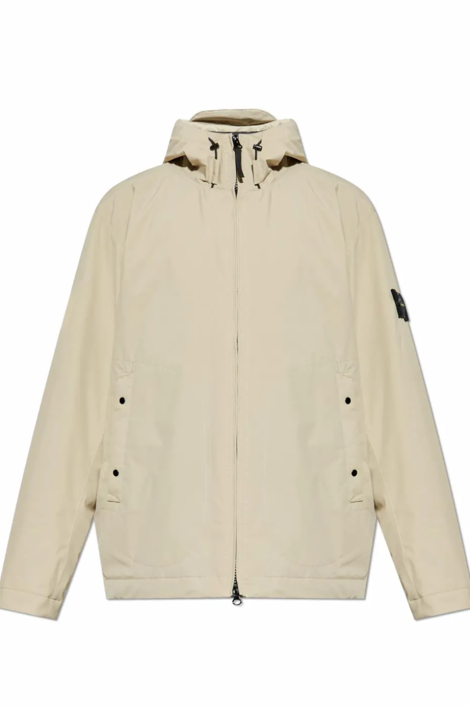 Stone Island cream Hooded Jacket