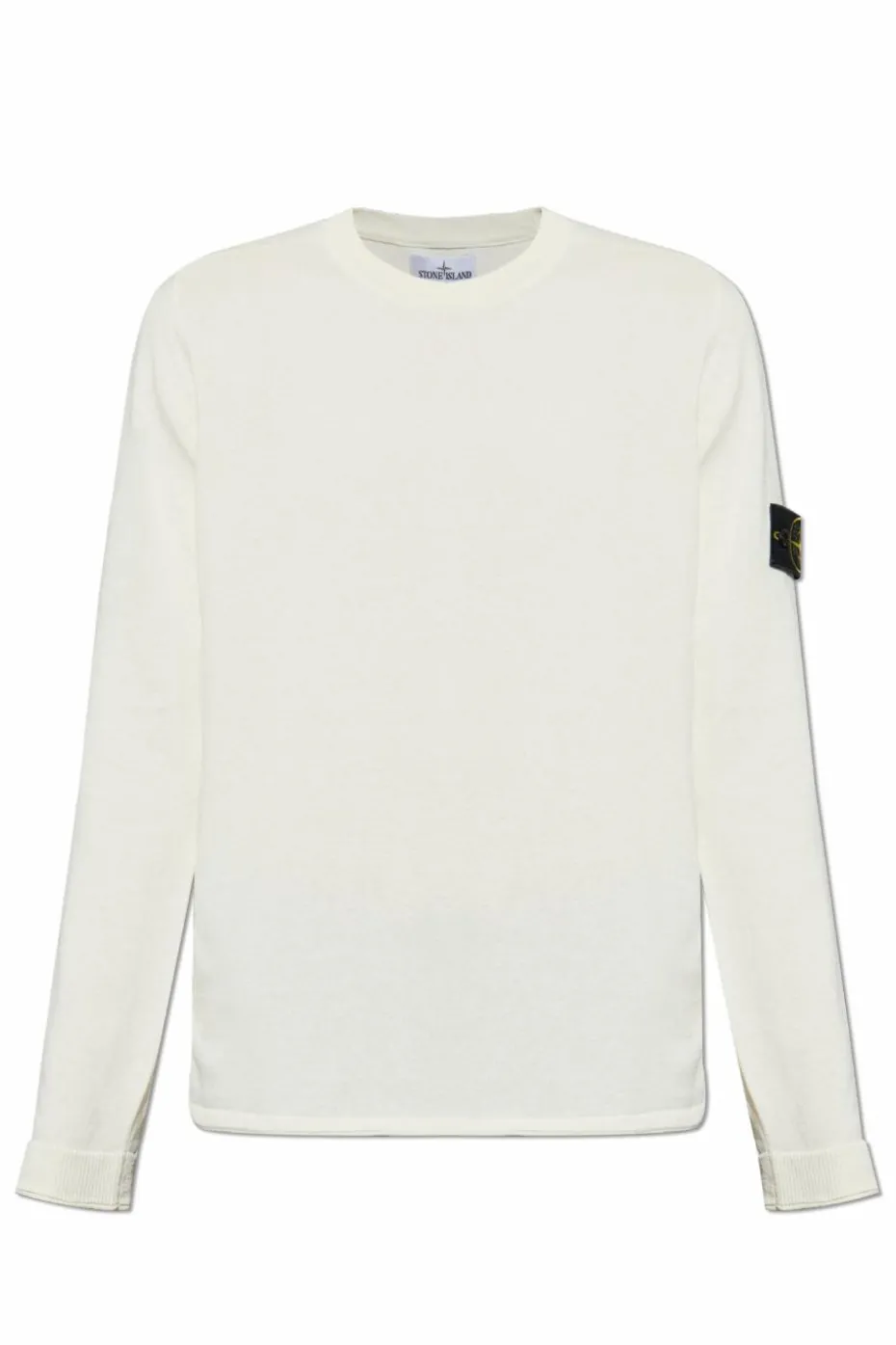 Stone Island cream Sweater with logo