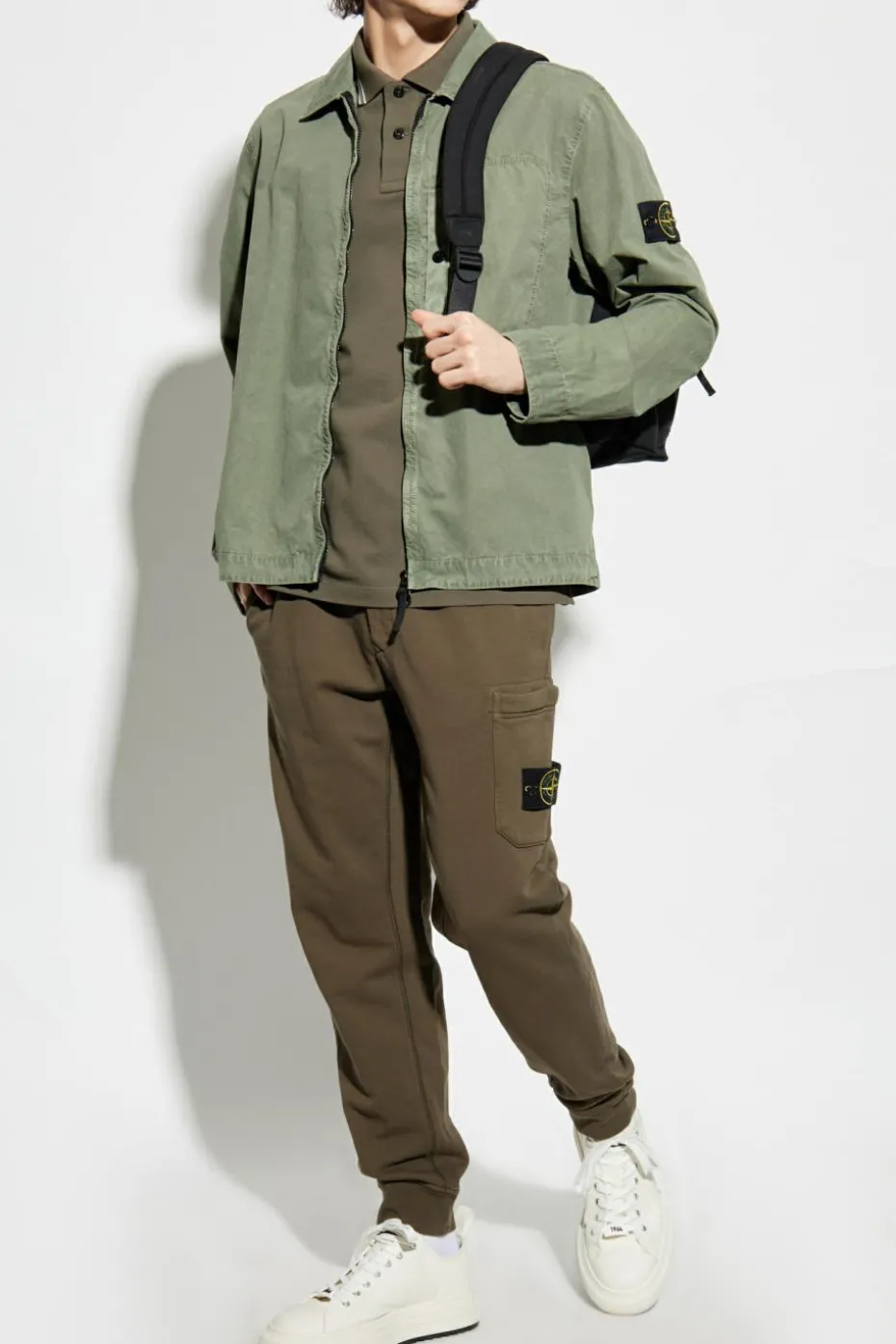 Stone Island GREEN Cotton Polo