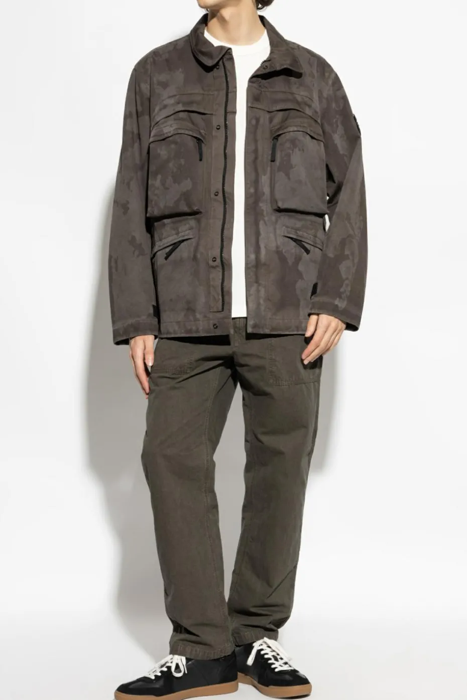 Stone Island GREEN Pants with logo