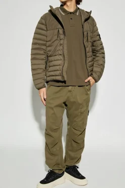 Stone Island GREEN Polo with logo