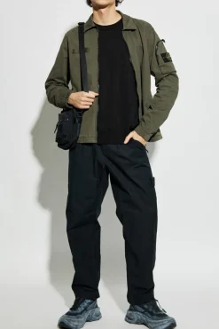 Stone Island GREEN Shirt with logo