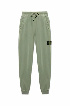 Stone Island GREEN Sweatpants with detachable patch