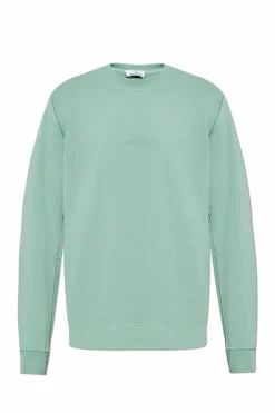 Stone Island GREEN Sweatshirt with logo