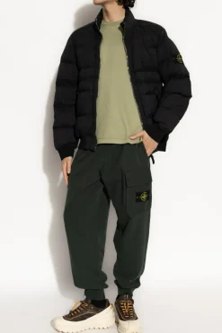 Stone Island GREEN T-shirt with logo