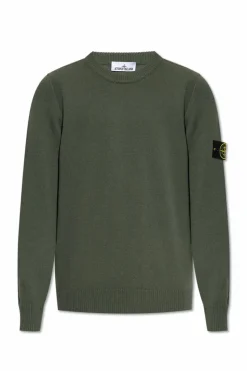 Stone Island GREEN Wool sweater