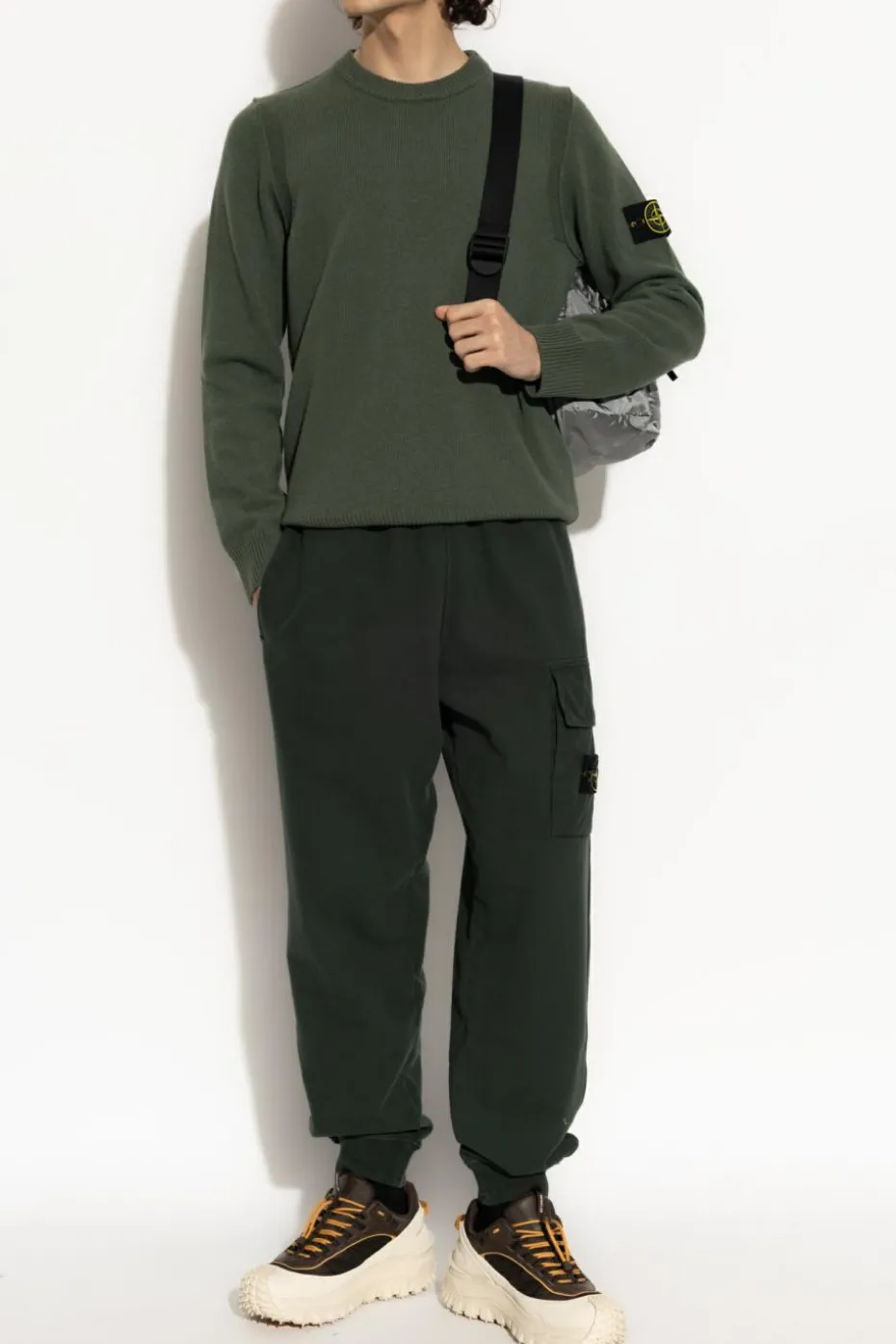 Stone Island GREEN Wool sweater