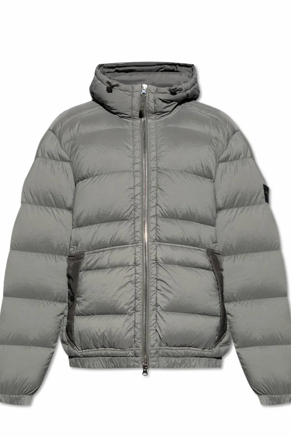 Stone Island GREY Down Jacket "Seamless Tunnel"