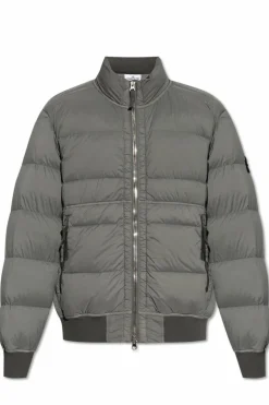 Stone Island GREY Down jacket "Seamless Tunnel Nylon Down-Tc"