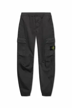 Stone Island GREY Pants with logo
