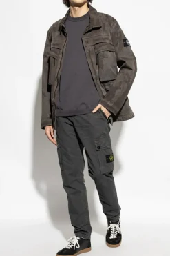 Stone Island GREY Sweater with logo