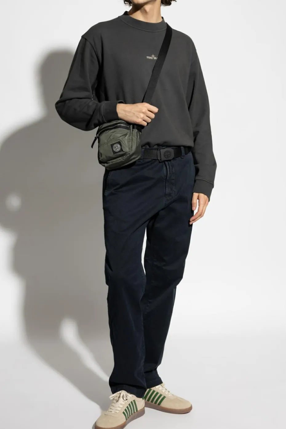 Stone Island GREY Sweatshirt with logo