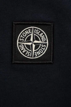 Stone Island Junior BLACK T-shirt with logo