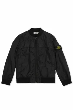 Stone Island Junior BLACK Bomber jacket