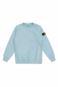Stone Island Junior BLUE Sweatshirt with logo