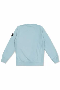 Stone Island Junior BLUE Sweatshirt with logo