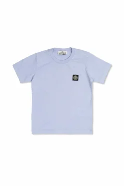 Stone Island Junior BLUE T-shirt with logo
