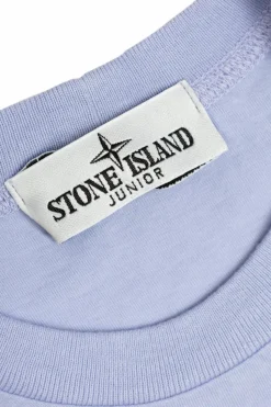 Stone Island Junior BLUE T-shirt with logo