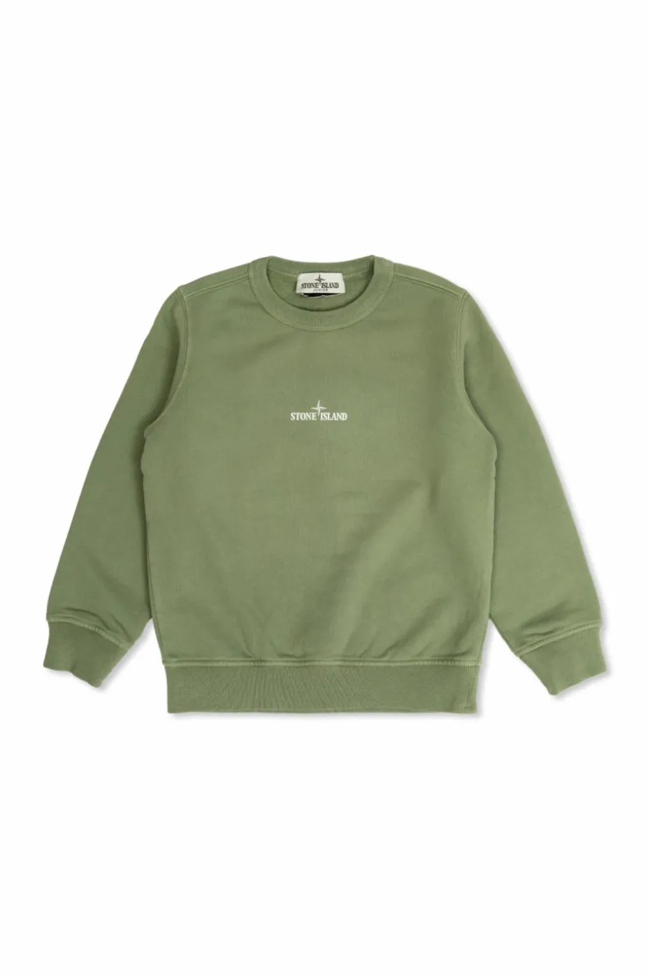 Stone Island Junior GREEN Sweatshirt with logo