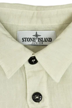 Stone Island Junior GREEN Shirt with pocket