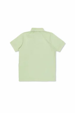Stone Island Junior GREEN Polo with logo