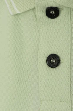 Stone Island Junior GREEN Polo with logo