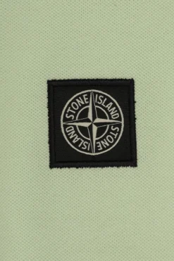 Stone Island Junior GREEN Polo with logo
