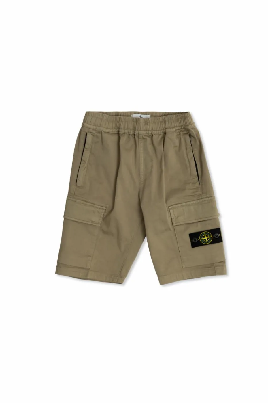 Stone Island Junior GREEN Cargo style shorts