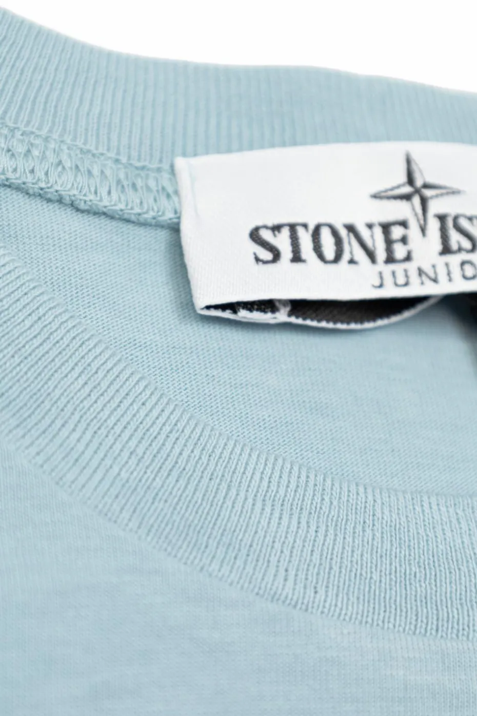 Stone Island Junior light blue T-shirt with logo