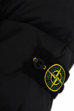 Stone Island Junior NAVY BLUE Down jacket with hood