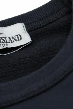 Stone Island Junior NAVY BLUE Sweatshirt with logo