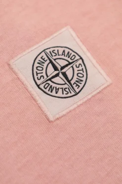 Stone Island Junior PINK T-shirt with logo