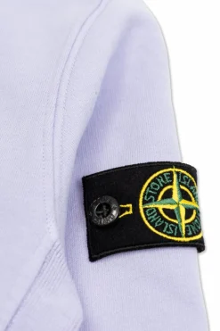Stone Island Junior PURPLE Sweatshirt with logo