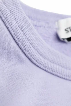Stone Island Junior PURPLE Sweatshirt with logo