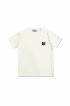 Stone Island Junior WHITE T-shirt with logo