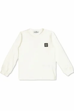 Stone Island Junior WHITE Long sleeve T-shirt