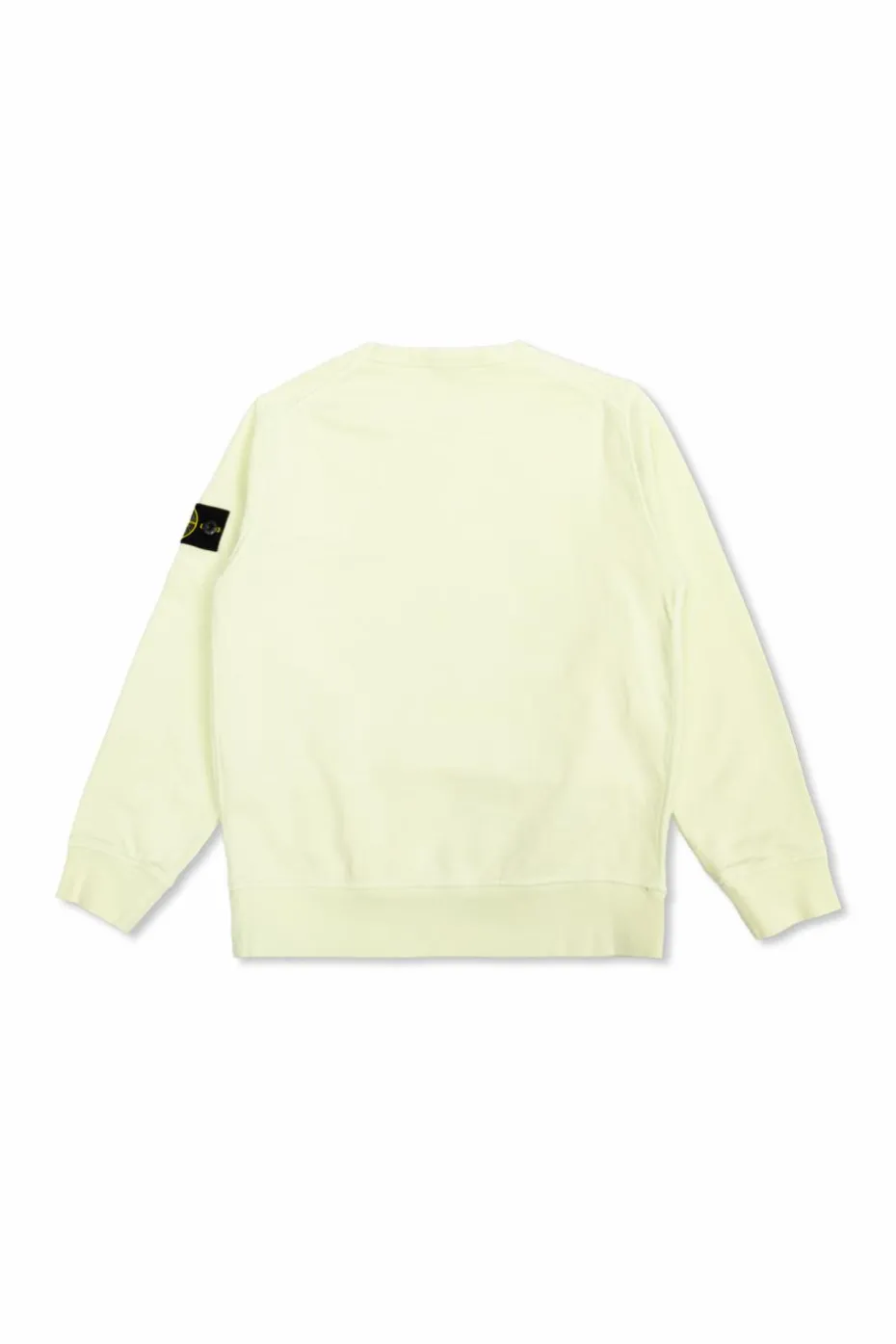 Stone Island Junior YELLOW Sweatshirt with logo patch